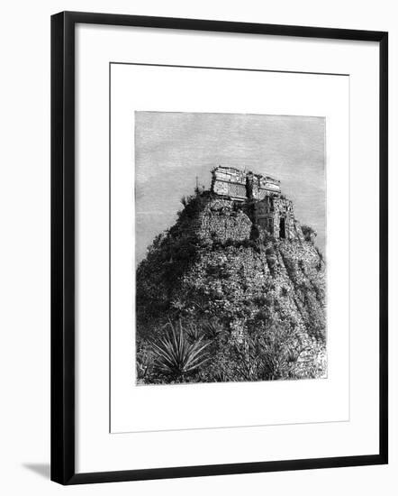 Uxmal, Pre-Columbian Ruined City of the Mayan Civilization, Yucatán, Mexico, 19th Cen-T Taylor-Framed Giclee Print