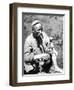 Uzbek Man Smoking Calian, Samarkand, 1936-null-Framed Giclee Print