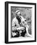 Uzbek Man Smoking Calian, Samarkand, 1936-null-Framed Giclee Print