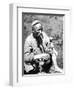 Uzbek Man Smoking Calian, Samarkand, 1936-null-Framed Giclee Print