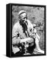 Uzbek Man Smoking Calian, Samarkand, 1936-null-Framed Stretched Canvas