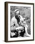 Uzbek Man Smoking Calian, Samarkand, 1936-null-Framed Giclee Print