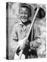 Uzbek Schoolboy Working on a Farm, 1936-null-Stretched Canvas