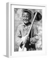 Uzbek Schoolboy Working on a Farm, 1936-null-Framed Giclee Print