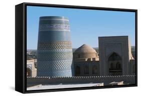 Uzbekistan, Khiva, Itchan Kala, Kalta Minor Minaret-null-Framed Stretched Canvas