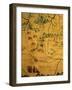 Uzbekistan Region, from Map of Asia Showing Route Taken by Marco Polo-null-Framed Giclee Print