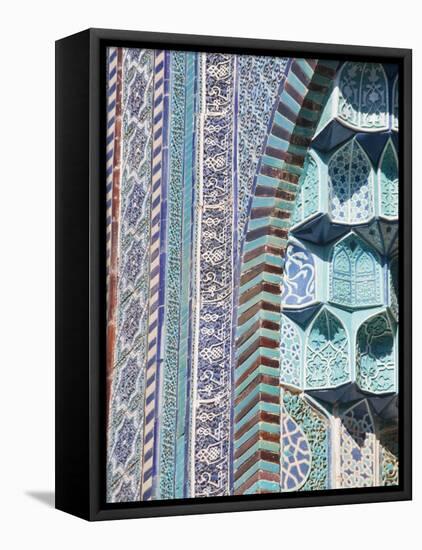 Uzbekistan, Samarkand, Shah-I-Zinder Necropolis-Jane Sweeney-Framed Stretched Canvas