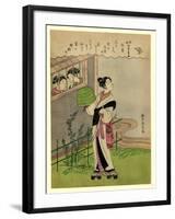 Uzuki-Suzuki Harunobu-Framed Giclee Print