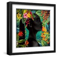 Uzuri - Portrait-Mark Chandon-Framed Giclee Print