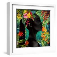 Uzuri - Portrait-Mark Chandon-Framed Giclee Print