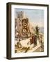 Uzziah erects engines of war on the walls - Bible-William Brassey Hole-Framed Giclee Print