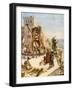 Uzziah erects engines of war on the walls - Bible-William Brassey Hole-Framed Giclee Print