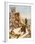 Uzziah erects engines of war on the walls - Bible-William Brassey Hole-Framed Giclee Print