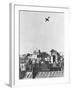 V-1 German Missile over English Town 1944-null-Framed Photographic Print