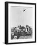 V-1 German Missile over English Town 1944-null-Framed Photographic Print