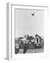 V-1 German Missile over English Town 1944-null-Framed Photographic Print