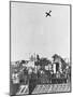 V-1 German Missile over English Town 1944-null-Mounted Photographic Print