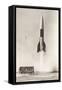 V-2 Rocket at White Sands Proving Ground, New Mexico-null-Framed Stretched Canvas