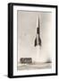 V-2 Rocket at White Sands Proving Ground, New Mexico-null-Framed Art Print