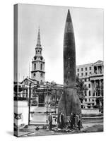 V-2 Rocket in Trafalgar Square, 1945-null-Stretched Canvas