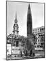 V-2 Rocket in Trafalgar Square, 1945-null-Mounted Photographic Print