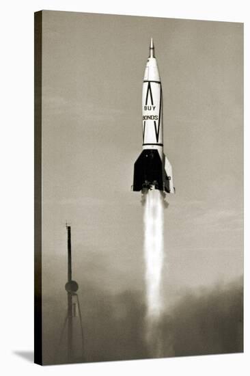 V-2 Rocket Launch In USA-Detlev Van Ravenswaay-Stretched Canvas