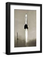 V-2 Rocket Launch In USA-Detlev Van Ravenswaay-Framed Photographic Print