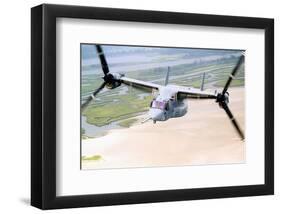 V-22 Osprey joint service aircraft-null-Framed Art Print