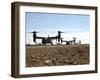 V-22 Osprey Tiltrotor Aircraft Arrive at Camp Bastion, Afghanistan-Stocktrek Images-Framed Photographic Print