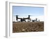 V-22 Osprey Tiltrotor Aircraft Arrive at Camp Bastion, Afghanistan-Stocktrek Images-Framed Photographic Print