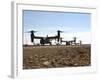 V-22 Osprey Tiltrotor Aircraft Arrive at Camp Bastion, Afghanistan-Stocktrek Images-Framed Photographic Print