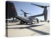 V-22 Osprey Tiltrotor Aircraft at Camp Bastion, Afghanistan-Stocktrek Images-Stretched Canvas