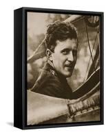 V.C. Survivor of War-Flecked Skies, 1917-English Photographer-Framed Stretched Canvas