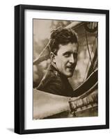 V.C. Survivor of War-Flecked Skies, 1917-English Photographer-Framed Giclee Print