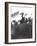 V Day Celebrations in Trafalgar Square London, 1945-null-Framed Photographic Print