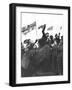 V Day Celebrations in Trafalgar Square London, 1945-null-Framed Photographic Print