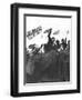 V Day Celebrations in Trafalgar Square London, 1945-null-Framed Premium Photographic Print