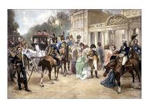 Bolingbroke Taking Leave of Louis XV-V^ De Paredes-Framed Art Print