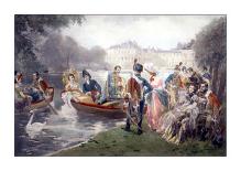 Bolingbroke Taking Leave of Louis XV-V^ De Paredes-Art Print