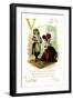 V is for Visitor-null-Framed Art Print