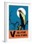 V is for Vulture-Charles Buckles Falls-Framed Art Print