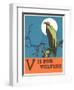 V is for Vulture-null-Framed Art Print