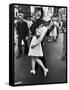 V-J Day in Times Square-Alfred Eisenstaedt-Framed Stretched Canvas