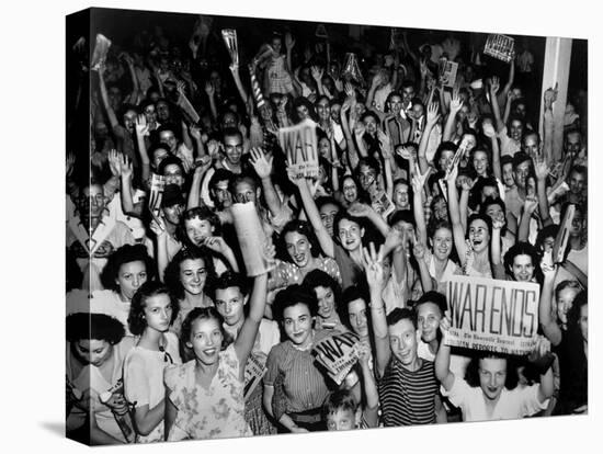 V-J Day (Victory over Japan) Celebrations in Oak Ridge, Tennessee-null-Stretched Canvas