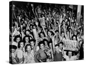 V-J Day (Victory over Japan) Celebrations in Oak Ridge, Tennessee-null-Stretched Canvas