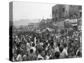 V-J Day (Victory over Japan) Is Celebrated in Chongqing (Chungking), China-null-Stretched Canvas