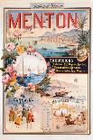 Poster Advertising Menton as a Winter Resort-V. Nozeran-Stretched Canvas