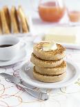 Toasted Crumpets (English Yeast Cakes) for Breakfast-V?ronique Leplat-Framed Photographic Print