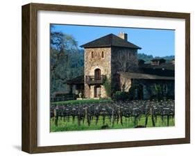 V Sattui Winery and Vineyard in St. Helena, Napa Valley Wine Country, California, USA-John Alves-Framed Photographic Print