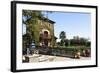 V Sattui Winery Building, Napa Valley, CA-George Oze-Framed Photographic Print